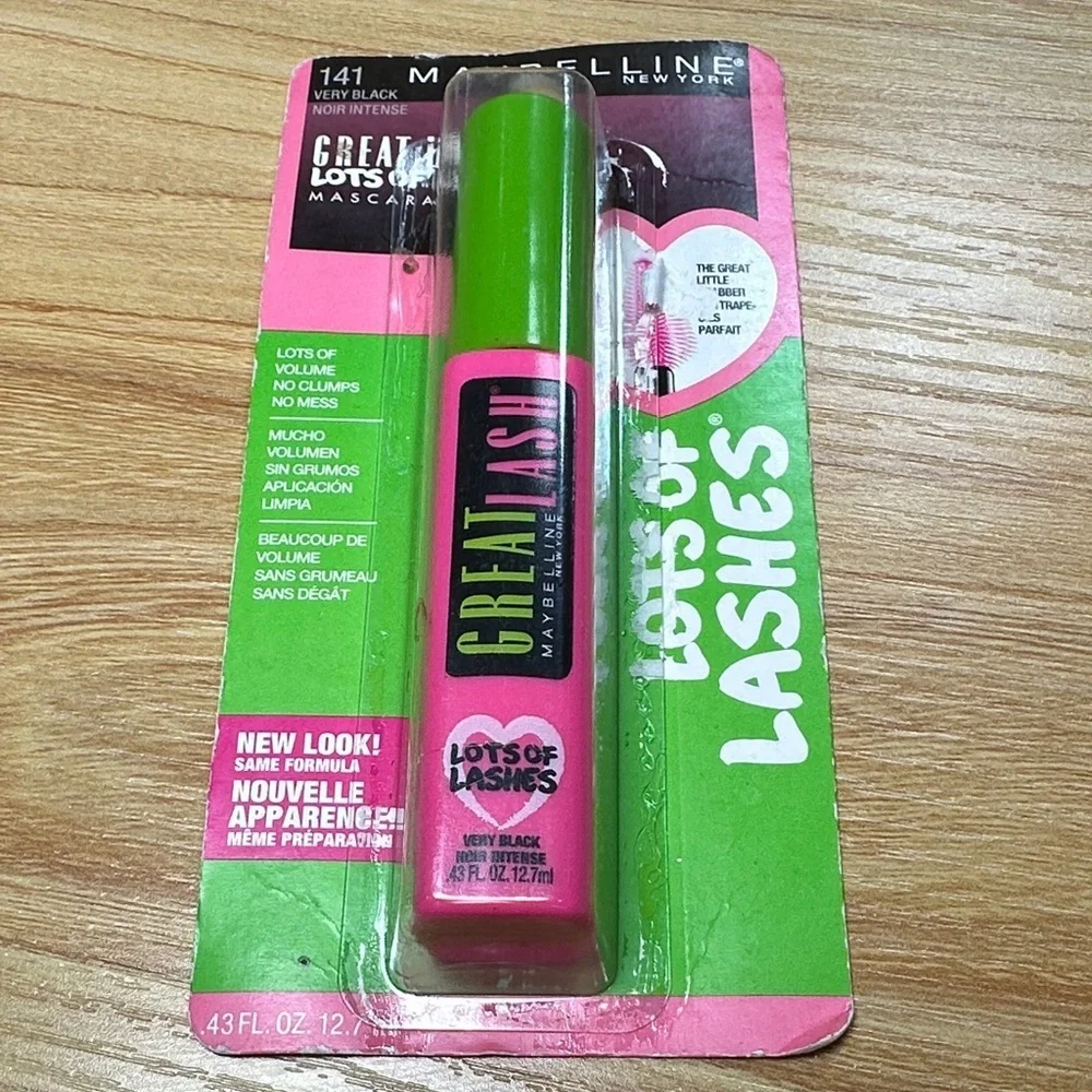 Maybelline Great Lash Mascara 141 very black .43oz Fl